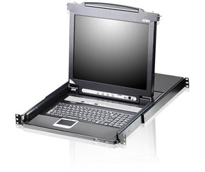 Skjerm - ATEN KVM-konsol med 17" LCD-skärm 16xSPHD UK lay - CL5716M-ATA-2XK06UG