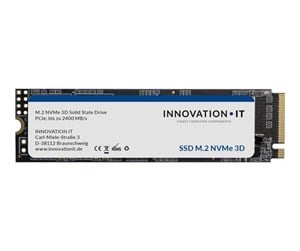 SSD - Innovation IT SSD M.2 1TB InnovationIT Black NVMe PCIe retail - 00-1024111