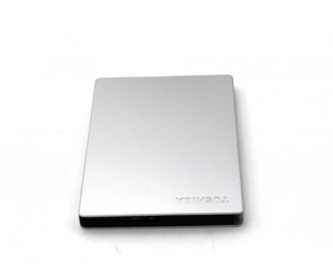 Hard drive - External - Toshiba Canvio Slim - Ekstern Harddisk - 1TB - Sølv - HDTD310ES3DA