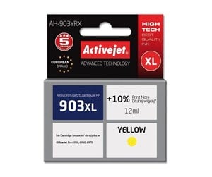 Printertilbehør blekk/toner - ActiveJet AH-903YRX - Blekkpatron Yellow - AH-903YRX