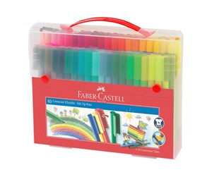 Hobbyartikler - Faber Castell Connector Felt Tip Pens (80-Pack) - 155579