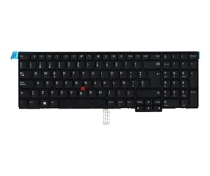 Tastatur - Lenovo Lite-On - Bærbart tastatur - til utskifting - Spansk - Svart - 01AX661