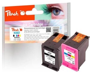 Printertilbehør blekk/toner - Peach Spar Pack - Blekkpatron Svart - PI300-657