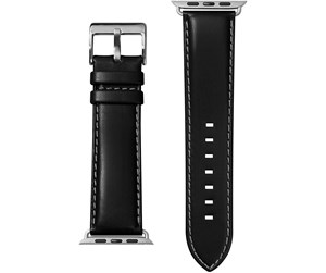 Smartklokke - Tilbehør - Laut Oxford Watch Strap for Apple Watch Series 1/2/3/4 - LAUT_AWS_OX_BK