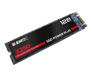 SSD - Emtec Power Plus X250 SSD - 128GB - SATA-600 - M.2 2280 - ECSSD128GX250