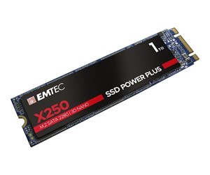 SSD - Emtec Power Plus X250 SSD - 1TB - SATA-600 - M.2 2280 - ECSSD1TX250