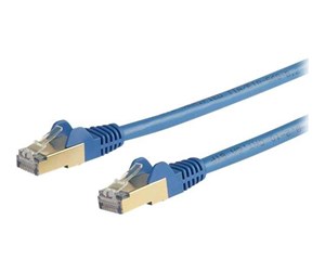 Nettverkskabel - 5m CAT6a Ethernet Cable - Blue RJ45 Shielded Cable Snagless - patch cable - 5 m - blue - 6ASPAT5MBL