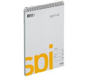 Blokker & Notisbøker - Bantex  Light Spi Spiralblokk A5 Linjert - 100302764