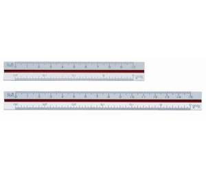 Skrive- & Tegneverktøy - Linex 347 Trekantet minimålestokk - 100552569