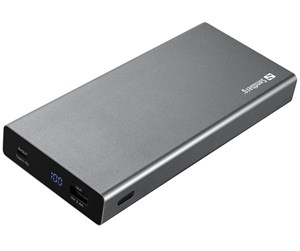 Nødlader - Sandberg Powerbank USB-C PD 100W 20000 Nødlader - Svart - 20000 mAh - 420-52