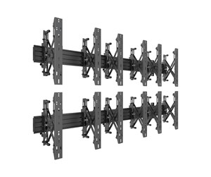 Veggmontering, AV-braketter & AV-møbler - Multibrackets PRO Series M Wallmount Pro MBW3x2U Push In Pop Out 50 kg 55" 100 x 100 mm - 7350073735044