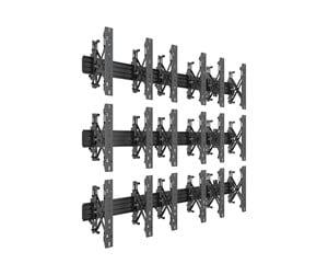 Veggmontering, AV-braketter & AV-møbler - Multibrackets PRO Series M Wallmount Pro MBW3x3U Push In Pop Out 50 kg 55" 100 x 100 mm - 7350073735051