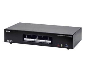 KVM-switch - ATEN 4P USB3.0 4K DP TRIPLE VIEW KVMP SW - CS1964-AT-G