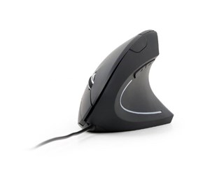 Mus - Gembird Ergonomic 6-button wired optical mouse - Vertical mouse - Optisk - 6 - Svart - MUS-ERGO-01