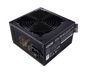 Strømforsyning (PSU) - Cooler Master MWE White V2 450 Strømforsyning (PSU) - 450 Watt - 120 mm - ATX 2.52 - 80 Plus White sertifisert - MPE-4501-ACABW-EU