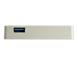 Nettverksadapter - StarTech.com USB 3.1 USB-C Ethernet Adapter with Extra USB Port - White - network adapter - US1GC301AUW