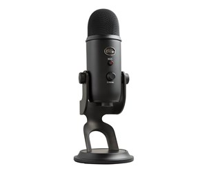 Mikrofon - Blue Mic Yeti USB - Blackout - Microphone for Windows PC and Mac - 988-000229