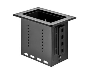 Tilbehør - StarTech.com Single-Module Conference Table Connectivity Box-Customizable - mounting plate - BEZ4MOD