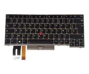 Tastatur - Lenovo - notebook replacement keyboard - with Trackpoint - French - Bærbart tastatur - til utskifting - Fransk - Sølv - 01YN351