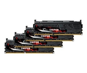 RAM - G.Skill SNIPER DDR3-2133 CL10 QC - 16GB - F3-2133C10Q-16GSR