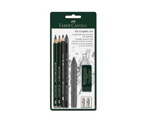 Skrive- & Tegneverktøy - Faber Castell Faber-Castell Pitt Graphite set - crayon and pencil set - 5 pieces - 112997