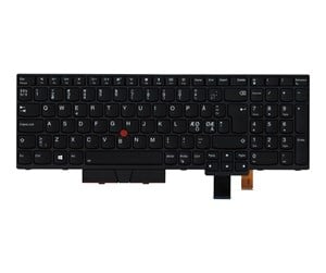 Tastatur - Lenovo Chicony TACBL-106DN - Bærbart tastatur - til utskifting - Nordisk - Svart - 01ER581