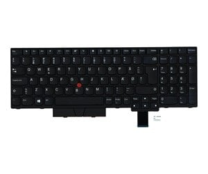 Tastatur - Lenovo - notebook replacement keyboard - with Trackpoint UltraNav - Danish - Bærbart tastatur - til utskifting - Dansk - Svart - 01ER509