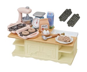 Dukker, Bamser & Utstyr - Sylvanian Families Kitchen Island - 5442