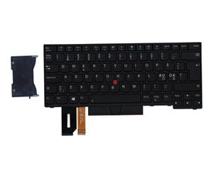 Tastatur - Lenovo Sunrex - Bærbart tastatur - til utskifting - Nordisk - Svart - 01YP559