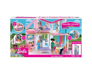 Dukker, Bamser & Utstyr - Barbie Malibu House Playset - FXG57