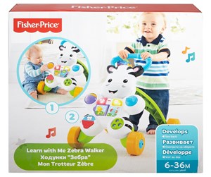 Babyleker - Fisher Price Learn with Me Zebra Walker - 972-1713