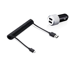 Mobil - Adaptere og ladere - Just Mobile Highway Max with Micro USB - Car Charg - CC-168S