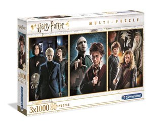 Puslespill - Clementoni 3x1000 pcs. High Quality Collection Harry Potter Gulv - 61884