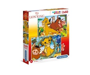 Puslespill - Clementoni 2x60 pcs. Puzzles Kids Special Collection Lion Kin - 21604