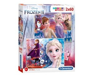 Puslespill - Clementoni 2x60 Puzzles Kids Frozen 2 - 21609