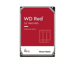 Harddisk - WD Red - 4TB - Harddisk - WD40EFAX - SATA-600 - 3.5" - WD40EFAX