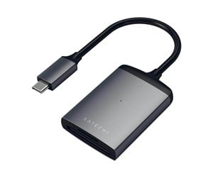 Flashminneadapter - Satechi USB-C UHS-II Card Reader - ST-TCU3CRM