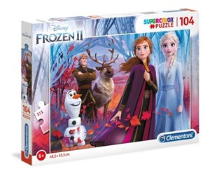 Puslespill - Clementoni 104 pcs. Puzzles Kids Frozen 2 - 27274