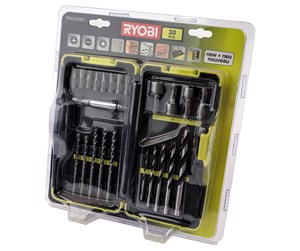 Bormaskin & Bits - Ryobi RAK30MIX - screwdriver and drill bit set - 5132002254