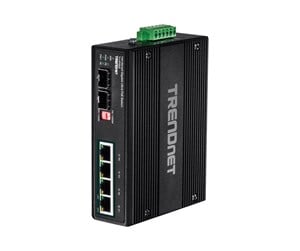 Switch/splitter - TRENDnet TI-UPG62 - switch - 6 ports - unmanaged - TI-UPG62