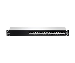 Tilbehør - TRENDnet TC-P16C6AS 16-Port Cat6A Shielded 1U Patch Panel - TC-P16C6AS