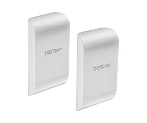 Tilgangspunkt - TRENDnet TEW 740APBO2K 10 dBi Wireless N300 Outdoor PoE Preconfigured Point-to-Point Bridge Kit - TEW-740APBO2K