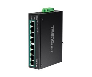 Switch/splitter - TRENDnet TI-PE80 - Industrial - switch - 8 ports - TI-PE80