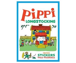 Arts & Crafts - Tilbehør - Barbo Toys Pippi Stickers Villa Villekulla w. 140 sticker - 8621