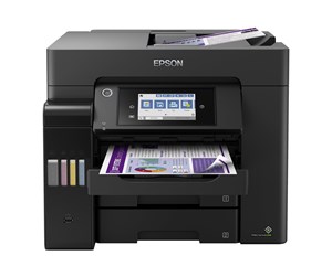 Skriver - Epson EcoTank ET-5850 All in One Blekkskriver Multifunksjon med faks - Farge - Blekk - C11CJ29401