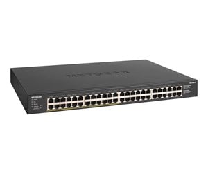 Switch/splitter - Netgear GS348PP - switch - 48 ports - unmanaged - rack-mountable - GS348PP-100EUS