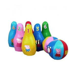 Peppa Gris - Barbo Toys Peppa Pig - Soft Bowling Set - 8990