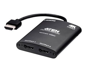 Videosplitter - ATEN 2 Port True 4K HDMI Splitter - VS82H-AT