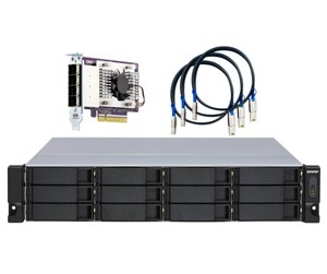 Harddisk-array - QNAP TL-R1200S-RP 12-Bay High-performance rackmount SATA 6GB/s JBOD Storage Enclosure - TL-R1200S-RP