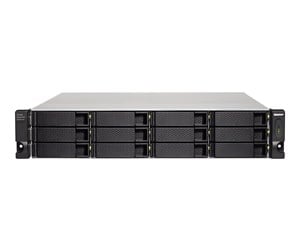 Harddisk-array - QNAP TL-R1200C-RP (USB) 12-Bay 2U Rackmount USB 3.2 Gen2 Type-C high-capacity JBOD storage enclosure with redundant power - TL-R1200C-RP